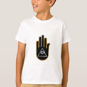 Eye of Providence in hand- religious symbol T-Shirt