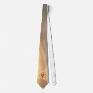 Eye of Providence Stone Sunburst Tie