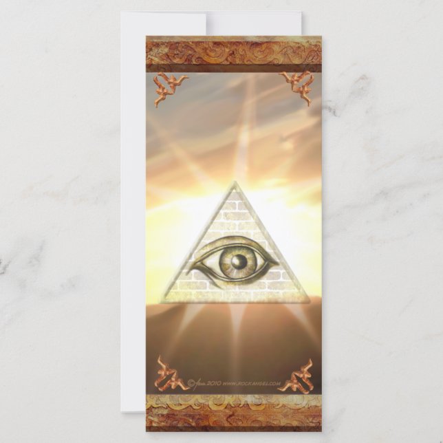 Eye of Providence Sunburst Rackcard (Front)