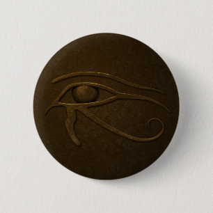 Eye of Ra 6 Cm Round Badge