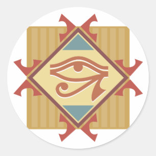 Eye of Ra Classic Round Sticker