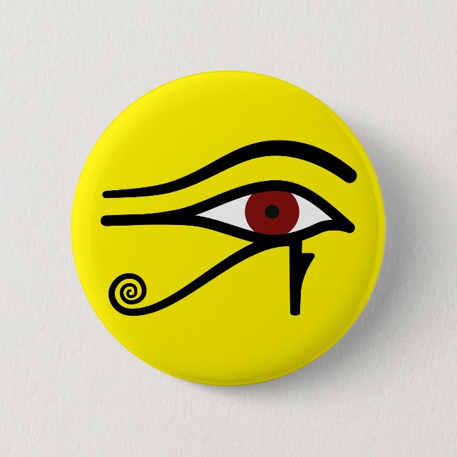 Eye of Ra - Egyptian God 6 Cm Round Badge (Front)