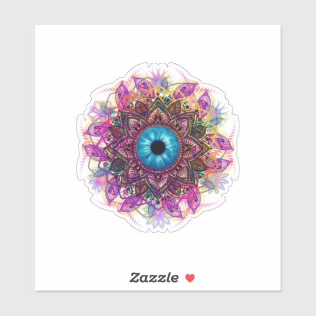 Eye of the Beholder Mandala - Sticker (Sheet)