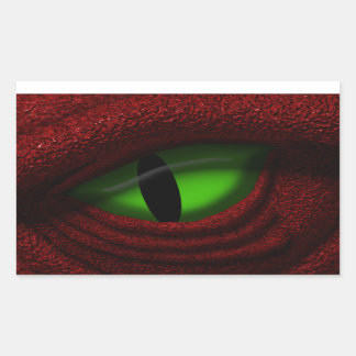Eye of the Dragon Rectangular Sticker