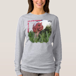 Eye of the Duck Close-Up Photograph Custom T-Shirt