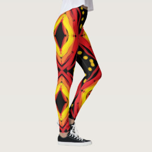 Eye of The Fire God art by EelKat Wendy C Allen Leggings