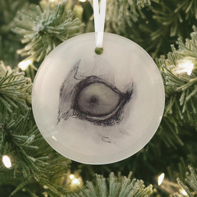 Eye of the Hyena – Gaze Collection Glass Tree Decoration (Insitu)