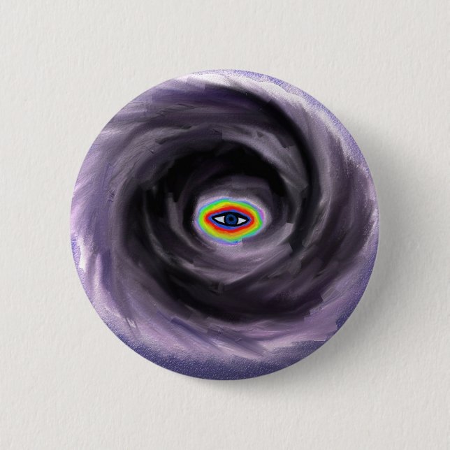 Eye of the Storm 6 Cm Round Badge (Front)
