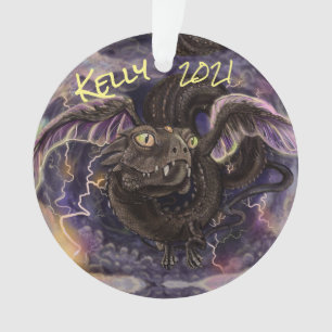 Eye of the Storm Dragon  Ornament