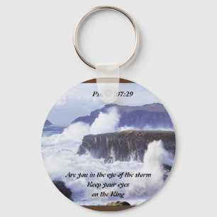 Eye of the Storm Keychain