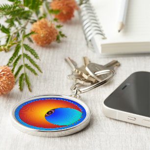 Eye Of The Sun Premium Keychain