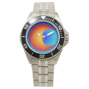 Eye Of The Sun Stainless Steel Watch