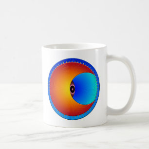 Eye Of The Sun White Coffee Mug