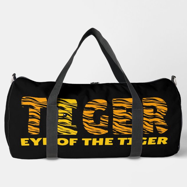 Eye of the Tiger Duffle Bag (Front)