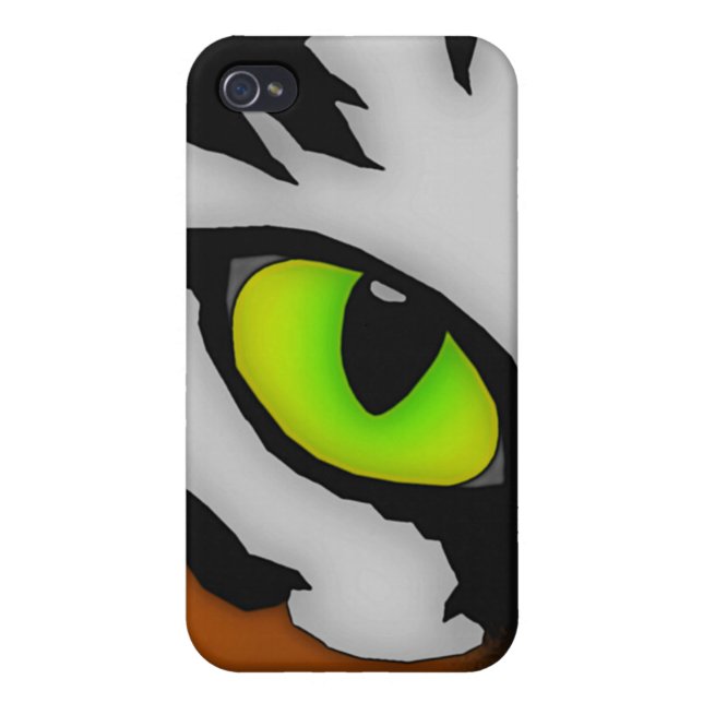 Eye of the Tiger iPhone 4 Case (Back)
