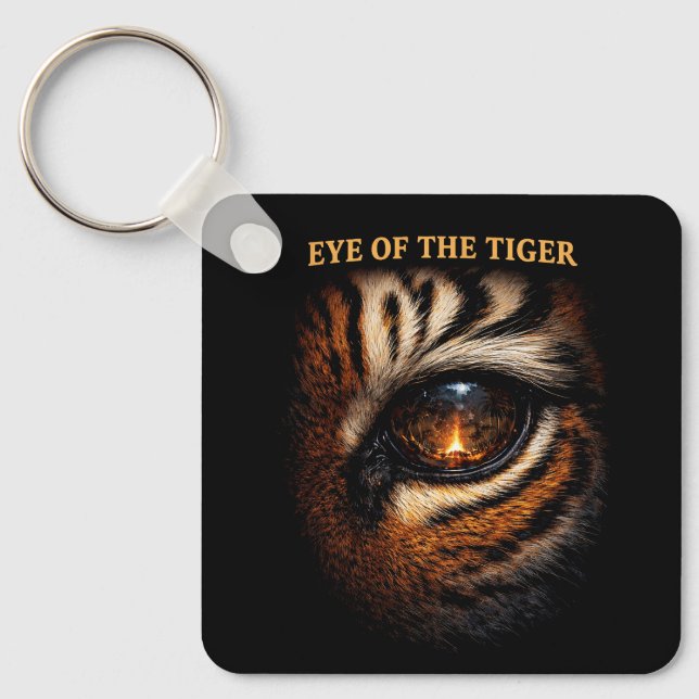 Eye of the Tiger Key Ring (Front)
