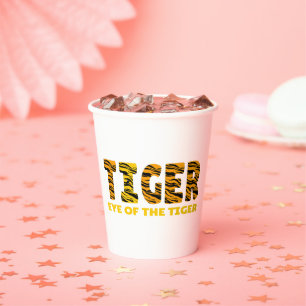 Eye of the Tiger Paper Cups