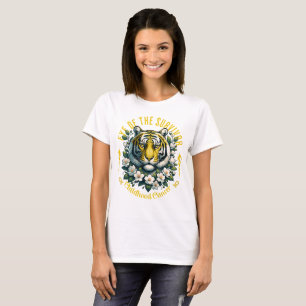 Eye of the Tiger Survivor Childhood Cancer T-Shirt