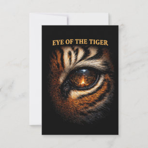 Eye of the Tiger Thank You Card
