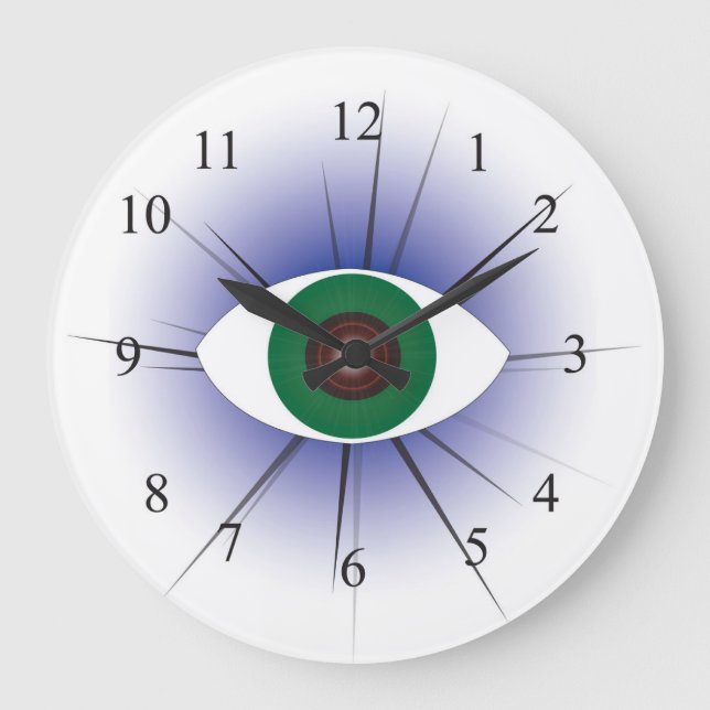 Eye of Time Large Clock (Front)