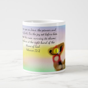 eye on jesus large coffee mug