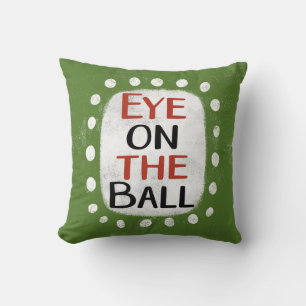 Eye On The Ball Throw Pillow