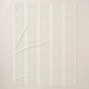Eye-Rolling Beauty Wodaabe Geometric Sherpa Blanket