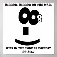 Eye-Rolling emoticon magical mirror