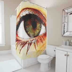 Eye sccna shower curtain