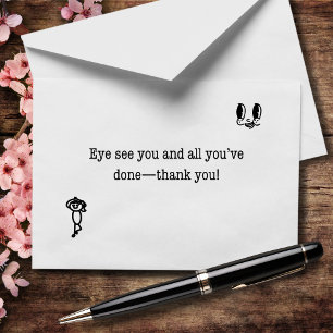 Eye See You And You've Done Thank You Card