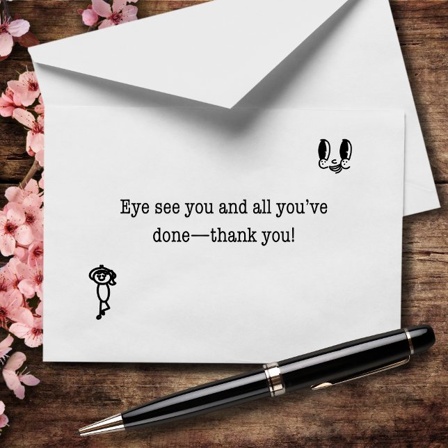 Eye See You And You've Done Thank You Card (Creator Uploaded)