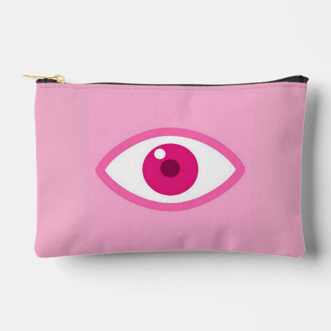Eye See You Pink Pouch (Front)