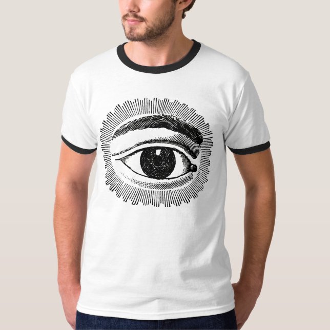 'Eye see you" Vintage art tshirt (Front)