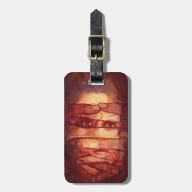 Eye Shadow Luggage Tag (Front Vertical)