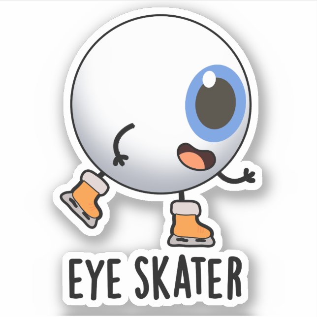 Eye Skater Funny Ice Skating Pun  (Front)