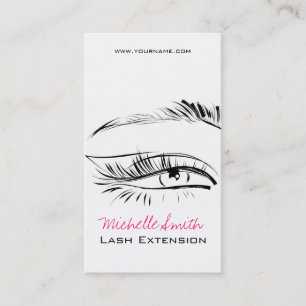 Eye Sketch Mascara Lash Extension Business Card