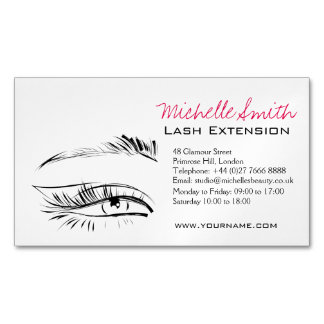 Eye Sketch Mascara Lash Extension Magnetic Business Card