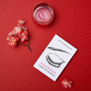 Eye Sketch Mascara Lash Extension Postcard