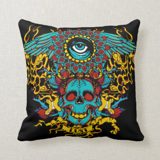 Eye skull pillow
