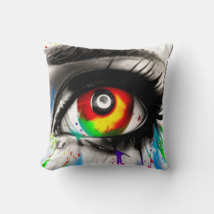 EYE!  Striking image. Cushion
