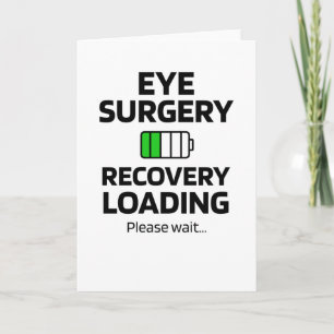 Eye Surgery Recovery Gifts Glaucoma Cataract LASIK Card