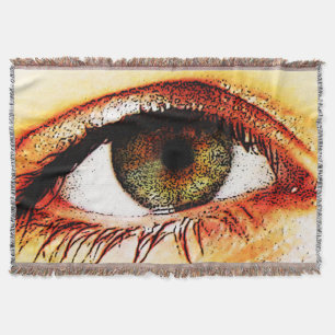 Eye tbcna throw blanket