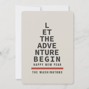 EYE TEST NEW YEAR CARD
