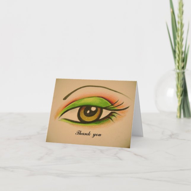 Eye Thank  you Card (Front)