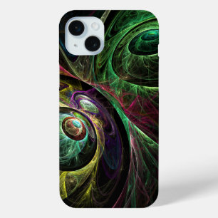 Eye to Eye Abstract Art iPhone 15 Mini Case