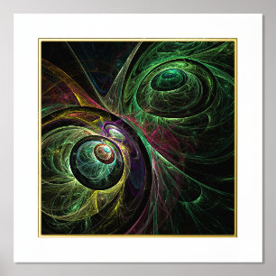 Eye to Eye Abstract Art Foil Prints