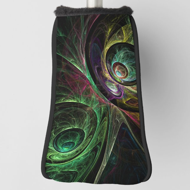 Eye to Eye Abstract Art Golf Head Cover (Rotate 90)