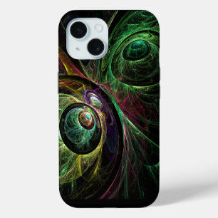 Eye to Eye Abstract Art iPhone 15 Case