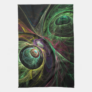 Eye to Eye Abstract Art Kitchen Towel