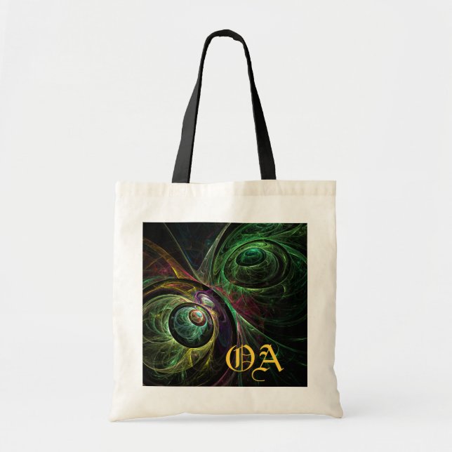 Eye to Eye Abstract Art Monogram Bag (Front)